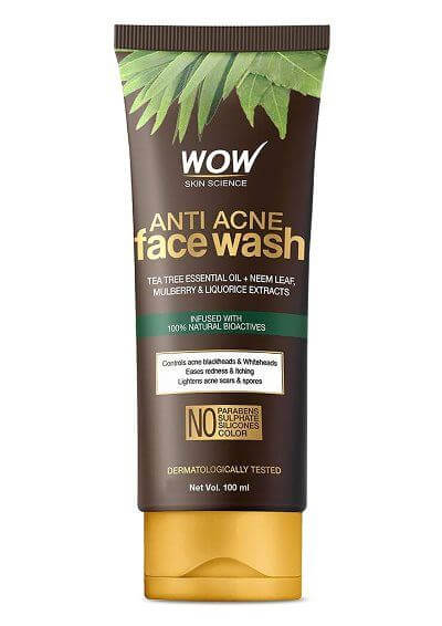 WOW Skin Science Anti Acne Face Wash