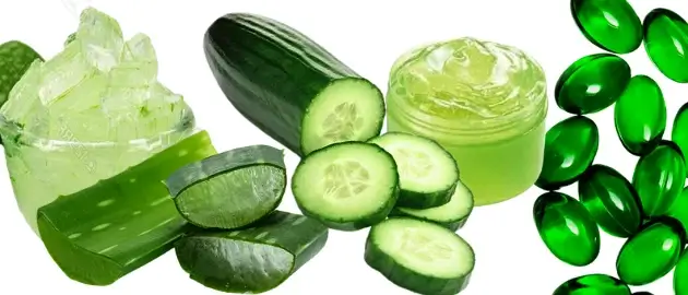 Aloe-vera, Cucumber, Vitamin-E